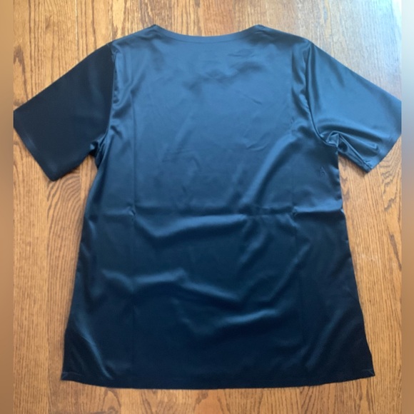 ADAY First Class Satin T-Shirt, ‘Midnight’ black/blue, size XS - Picture 8 of 8
